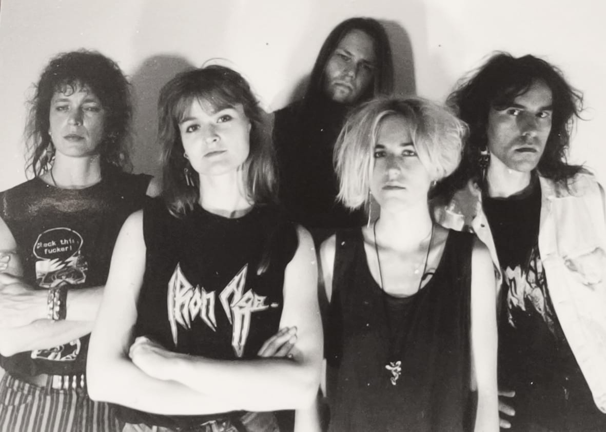 IRON AGE band photo, early '90s