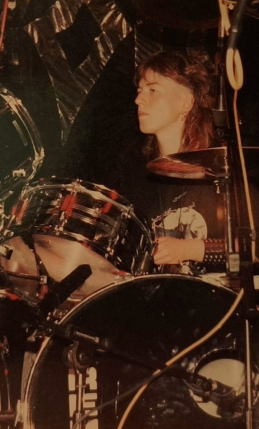 IRON AGE live – behind the drum kit